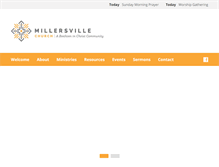 Tablet Screenshot of millersvillebic.org